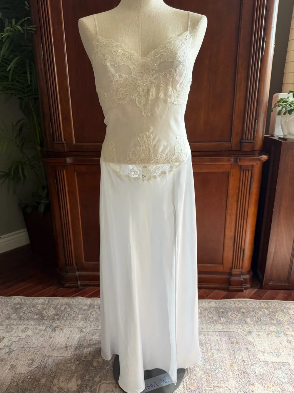 Frederick's of Hollywood Long Nightgown and Robe Bridal Set